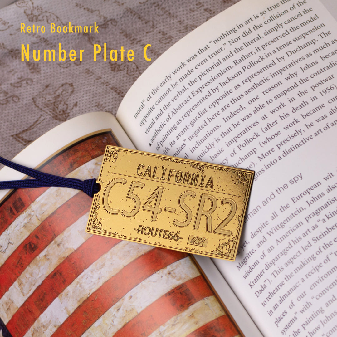 レトロブックマーク「ナンバープレートC(G) 」
