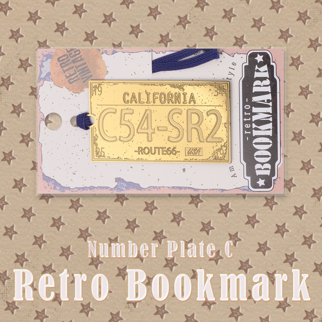 レトロブックマーク「ナンバープレートC(G) 」