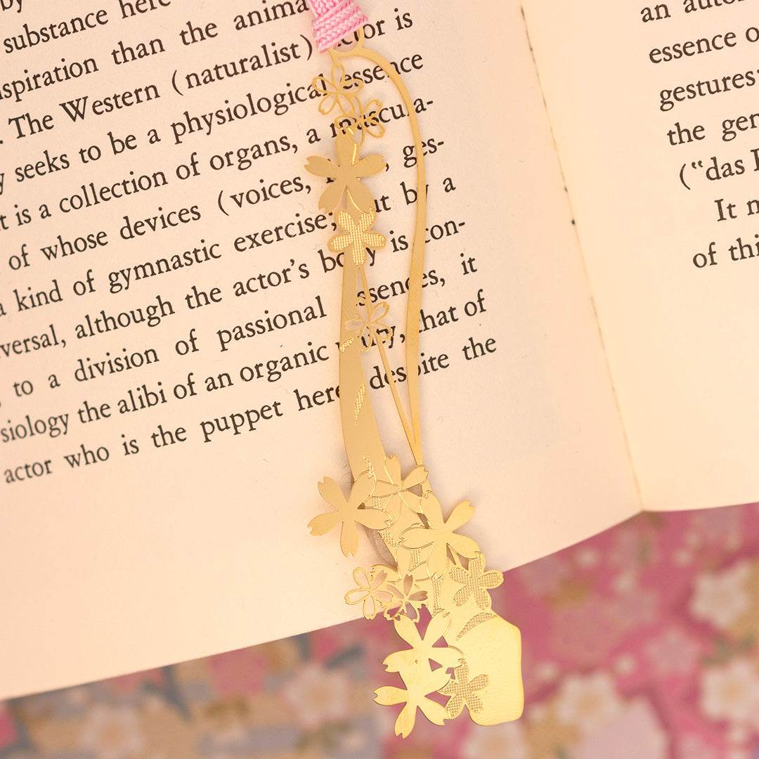 金のしおり「桜J」