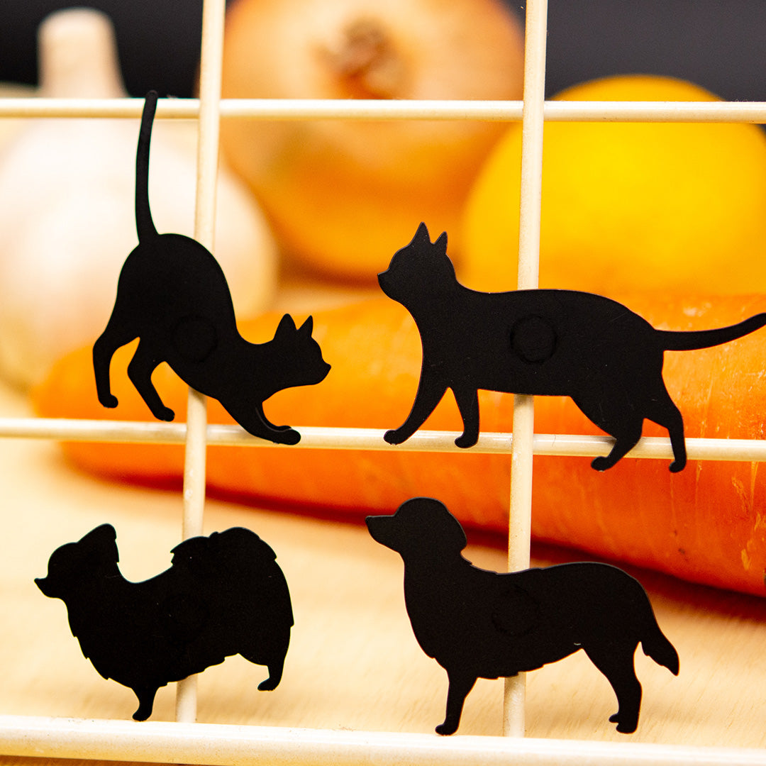 シルエットマグネット「散歩猫」