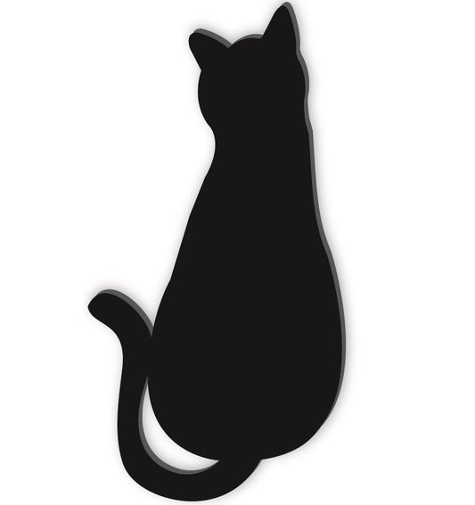 シルエットマグネット「後ろ向き猫」
