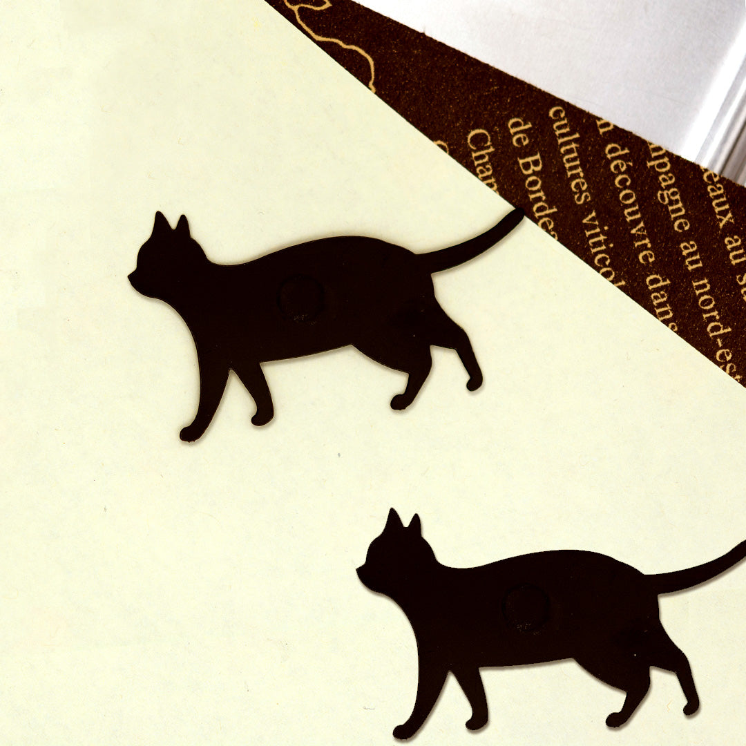シルエットマグネット「散歩猫」