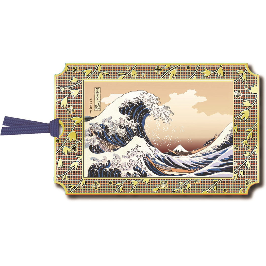 浮世絵しおり「北斎 神奈川沖波裏」