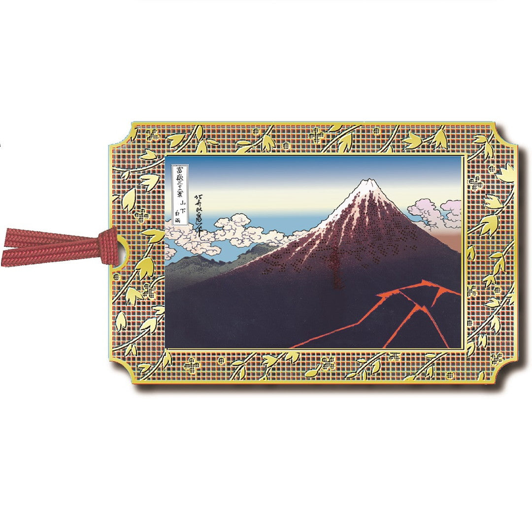 浮世絵しおり「北斎 山下白雨」