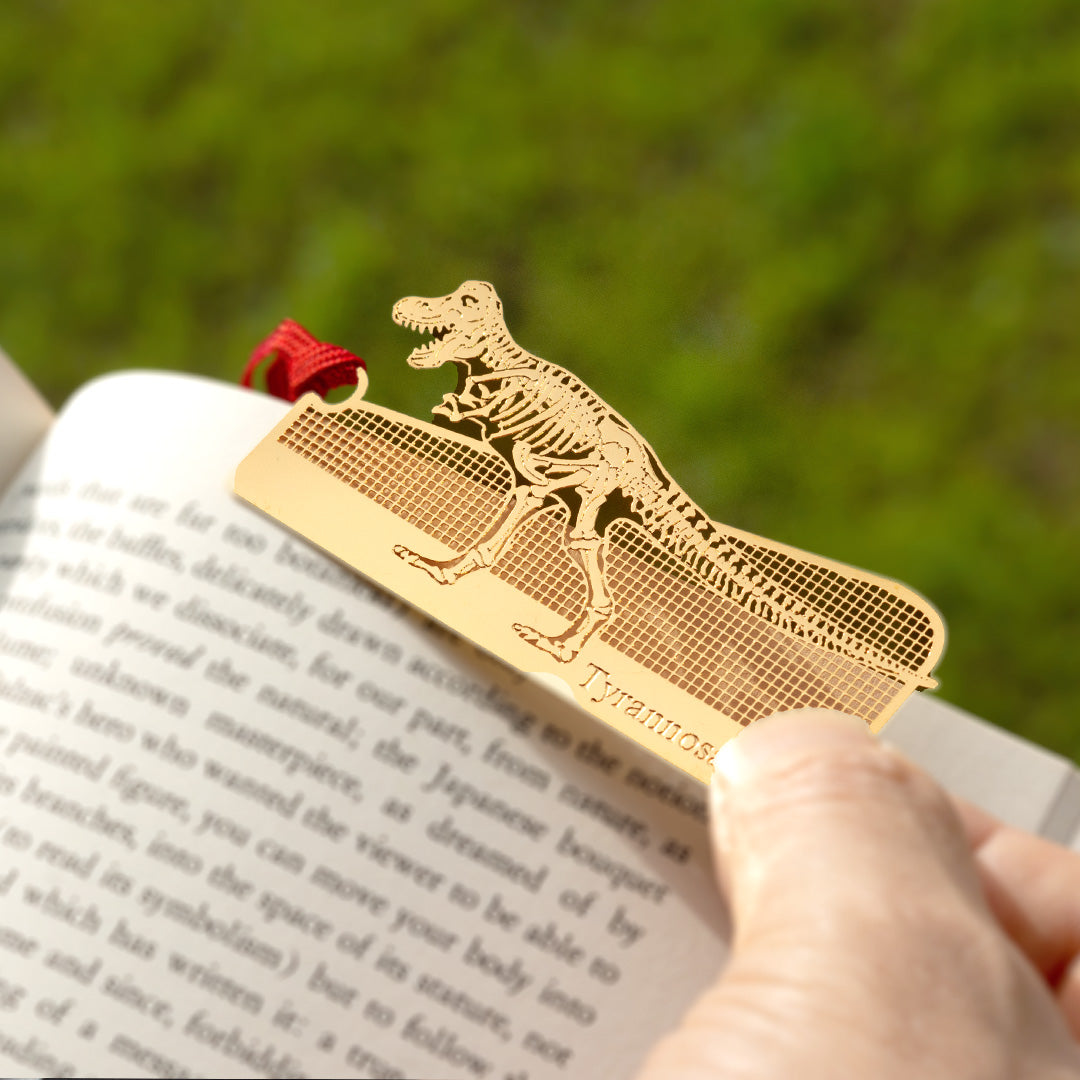 金のしおり「ティラノサウルス」