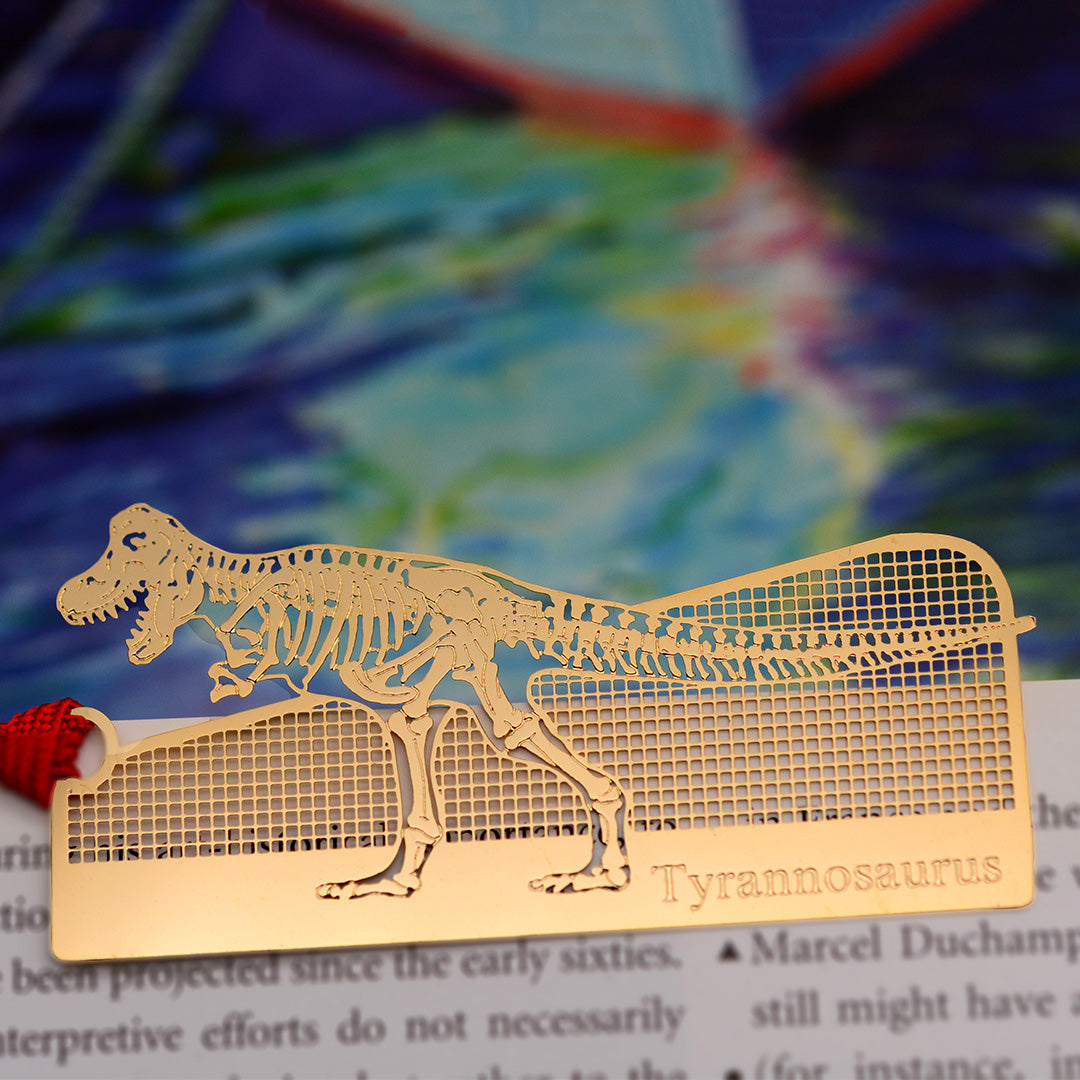 金のしおり「ティラノサウルス」