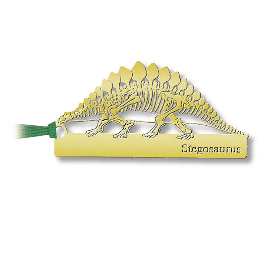 金のしおり「ステゴサウルス」