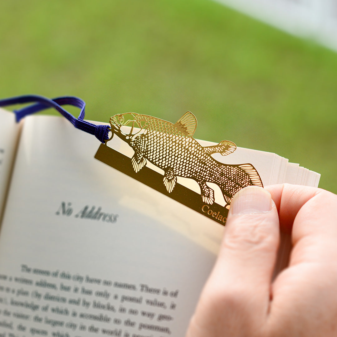 金のしおり「シーラカンス」