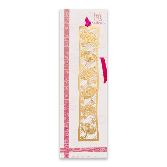 和ブックマーク「紫陽花と和傘」