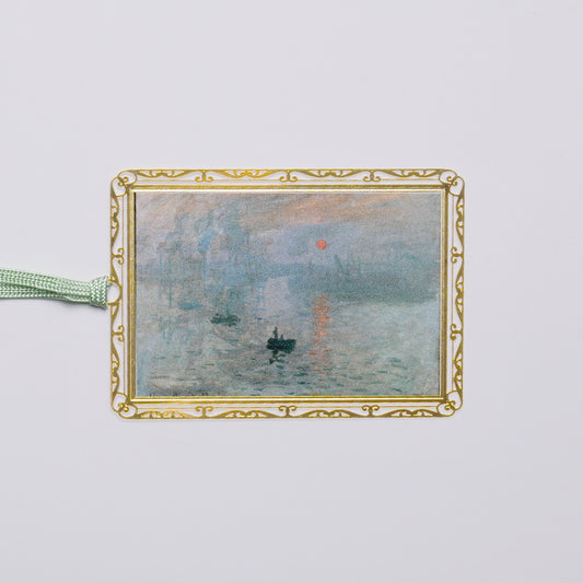 デザインブックマーク 絵画デザイン「印象・日の出」