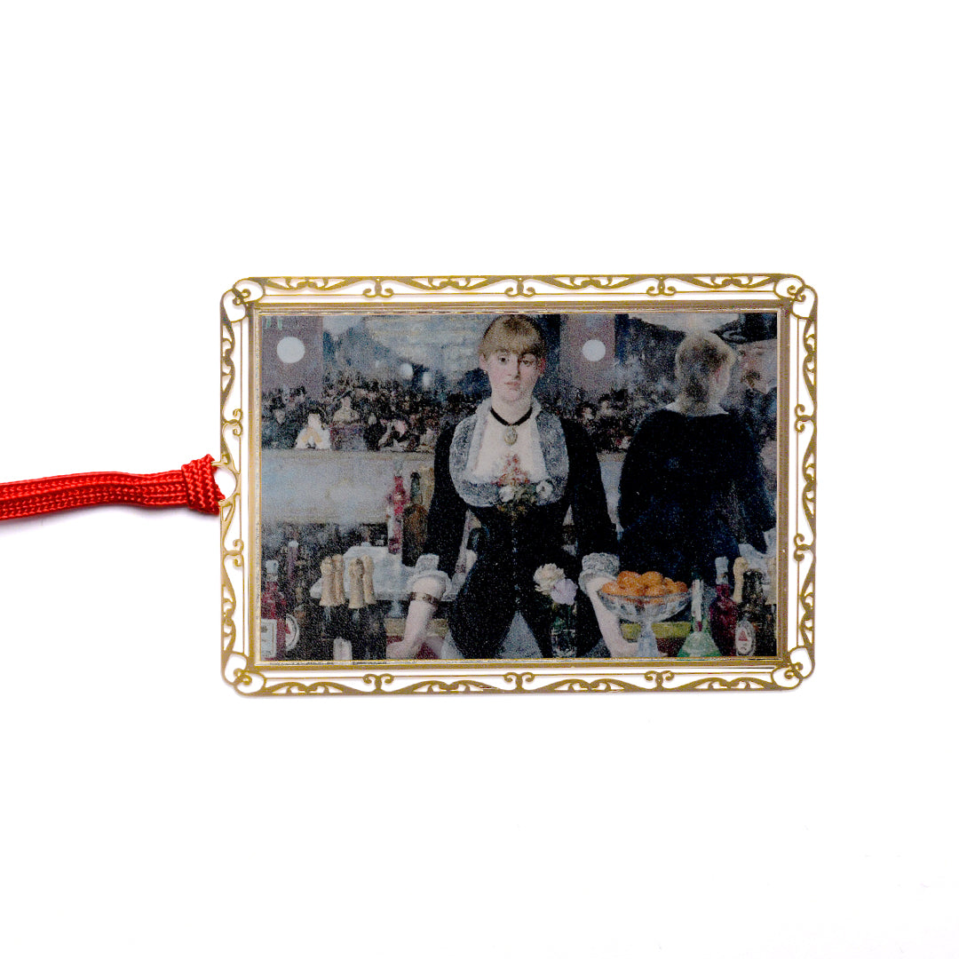 デザインブックマーク 絵画デザイン「フォーリー・ベルジェールのバー」