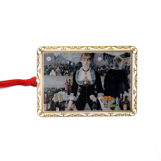 デザインブックマーク 絵画デザイン「フォーリー・ベルジェールのバー」