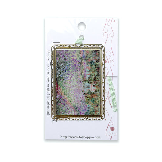 デザインブックマーク 絵画デザイン「ジヴェルニーの庭」