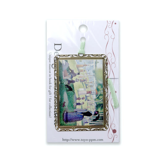 デザインブックマーク 絵画デザイン「グランド・ジャケット島の日曜日の午後」