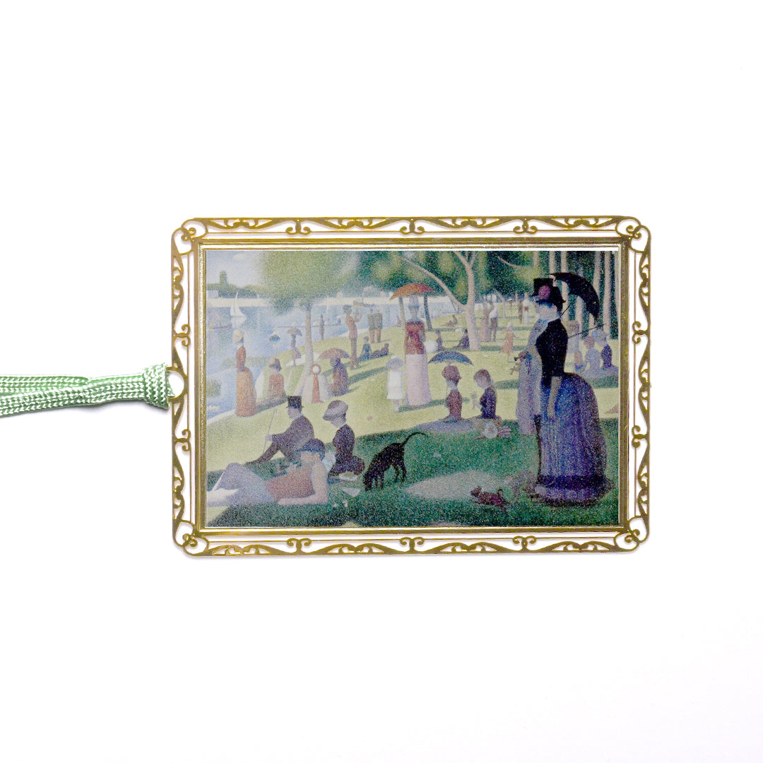 デザインブックマーク 絵画デザイン「グランド・ジャケット島の日曜日の午後」