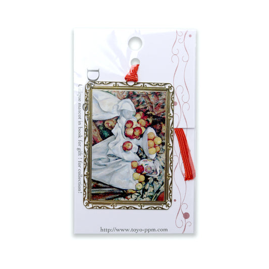 デザインブックマーク 絵画デザイン「リンゴとオレンジのある静物画」