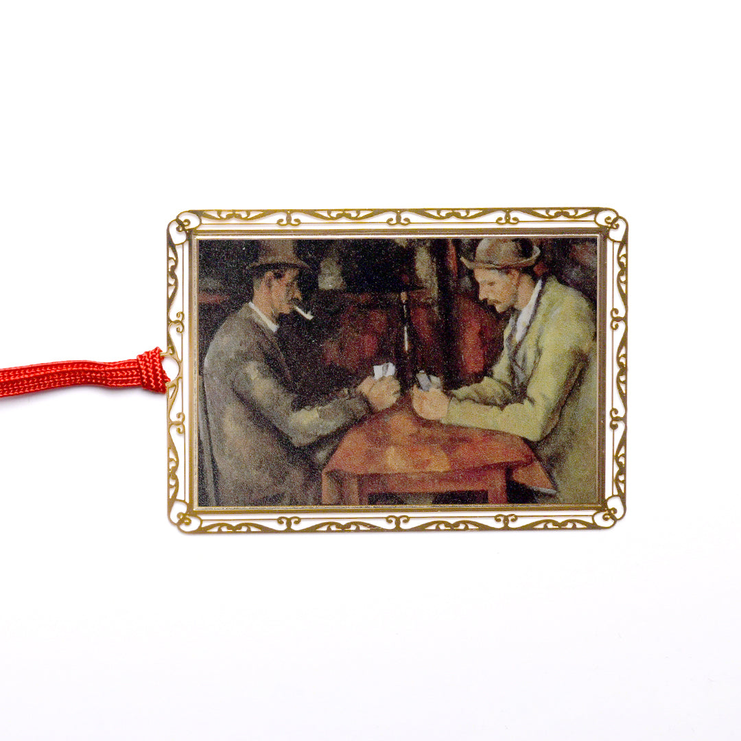 デザインブックマーク 絵画デザイン「カード遊びをする人々」