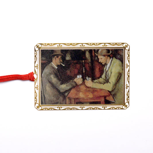 デザインブックマーク 絵画デザイン「カード遊びをする人々」