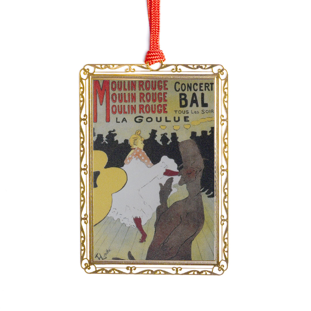 デザインブックマーク 絵画デザイン「ムーランルージュのラ・グーリュ」