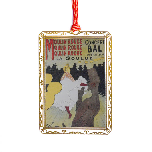 デザインブックマーク 絵画デザイン「ムーランルージュのラ・グーリュ」