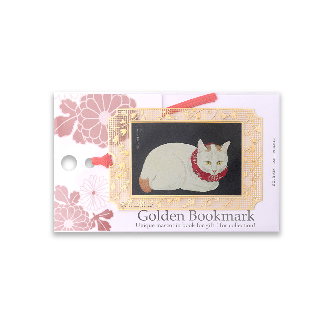 浮世絵ブックマーク「白猫」