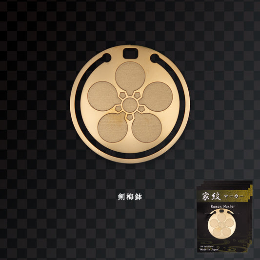 家紋マーカー「剣梅鉢」
