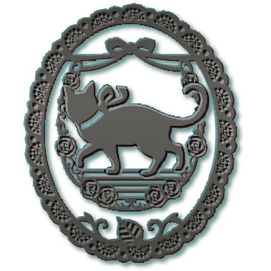 プチクリ「リボン猫B」