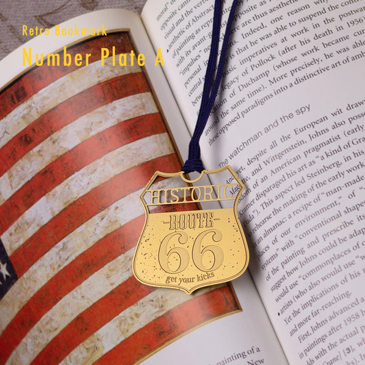 レトロブックマーク「ナンバープレートA(G)」